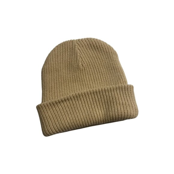 Tan/Cream Beanie Hat - Picture 1 of 2